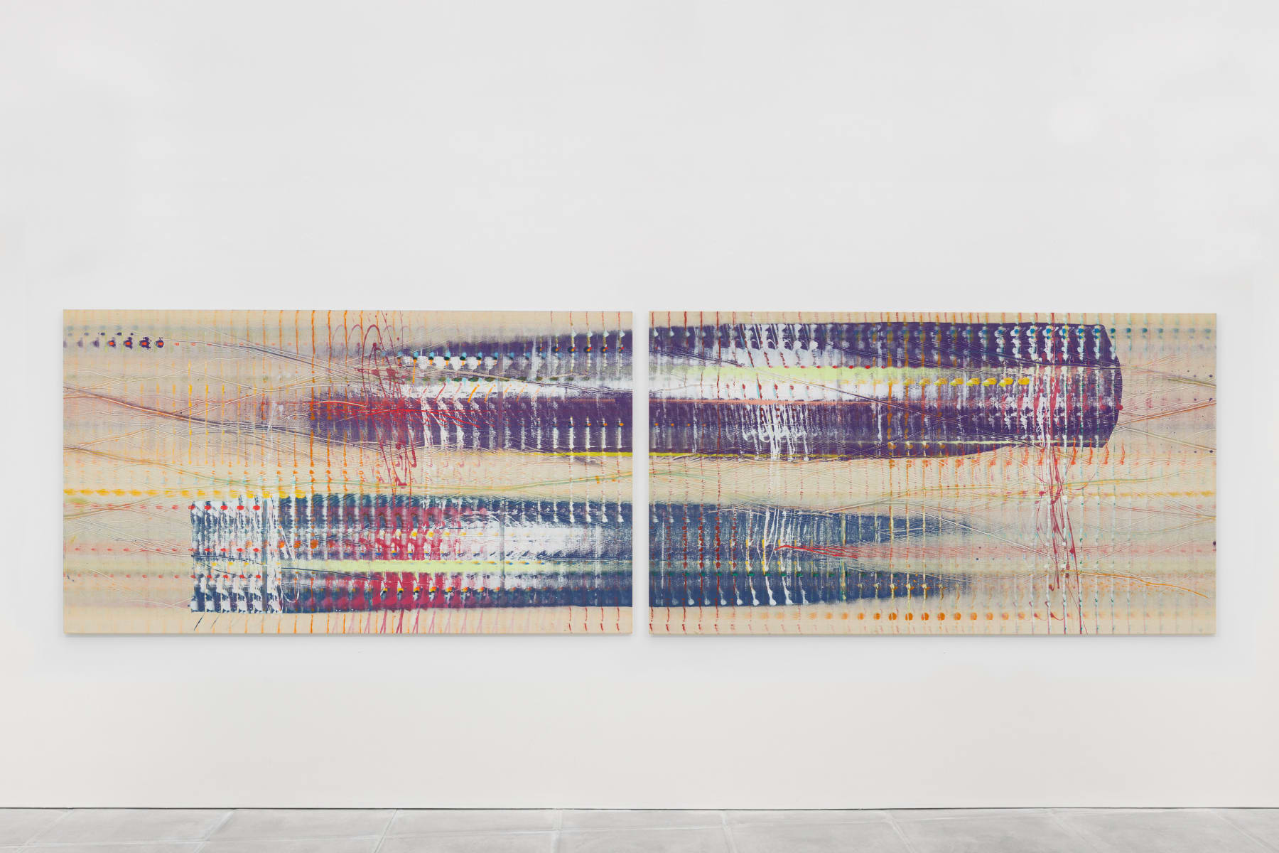 Emily Kraus, Stochastic 12 (diptych), 2023