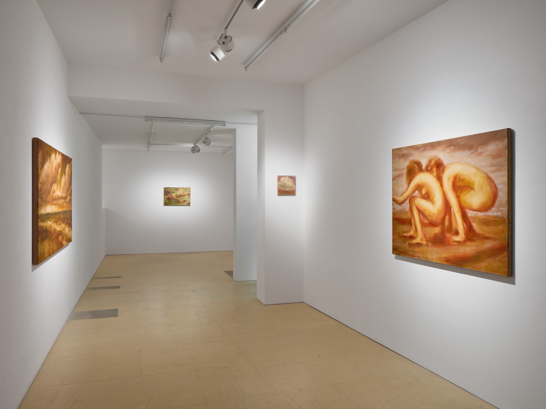 Sophie Ruigrok, Rapid movement over a landscape, The Sunday Painter, London, 2024