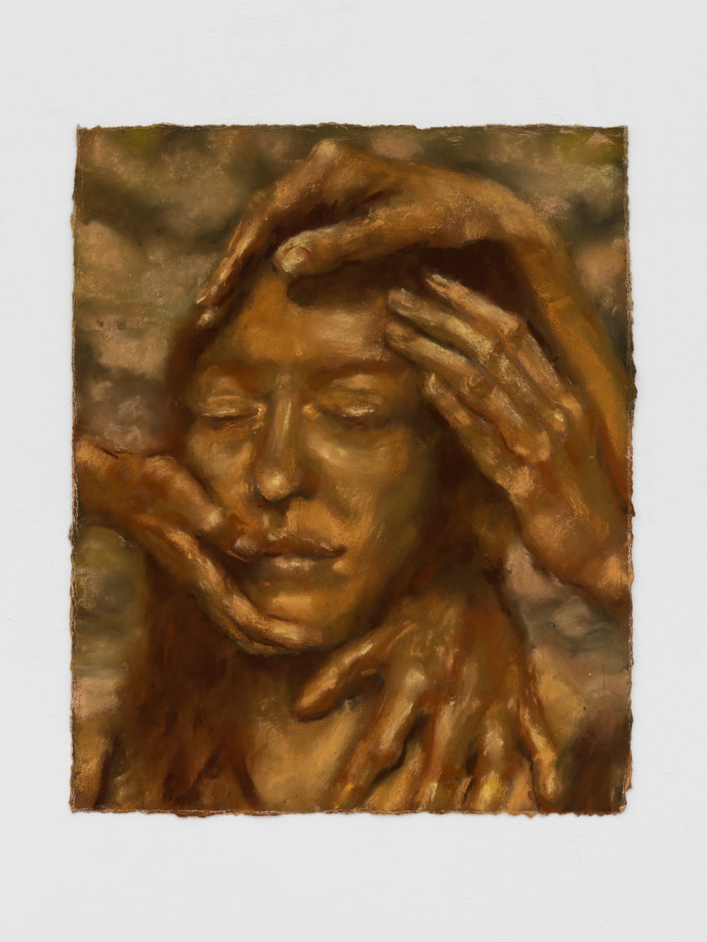 Sophie Ruigrok, Self portrait with four hands, 2021