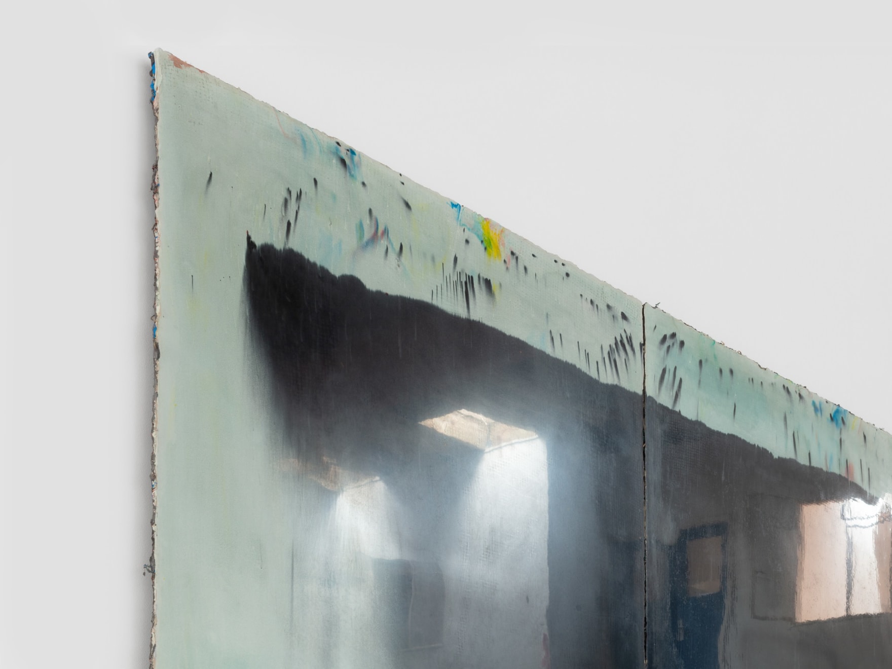 Harminder Judge, Untitled (limb over fragments ascending), 2022