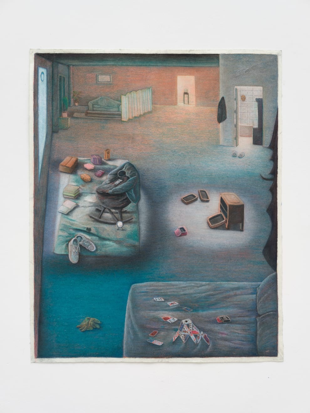 Zearo, Two Trees from Blue to Yellow, 2023