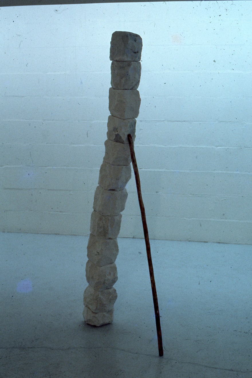 Nicholas Pope, Leaning Chalk, 1975