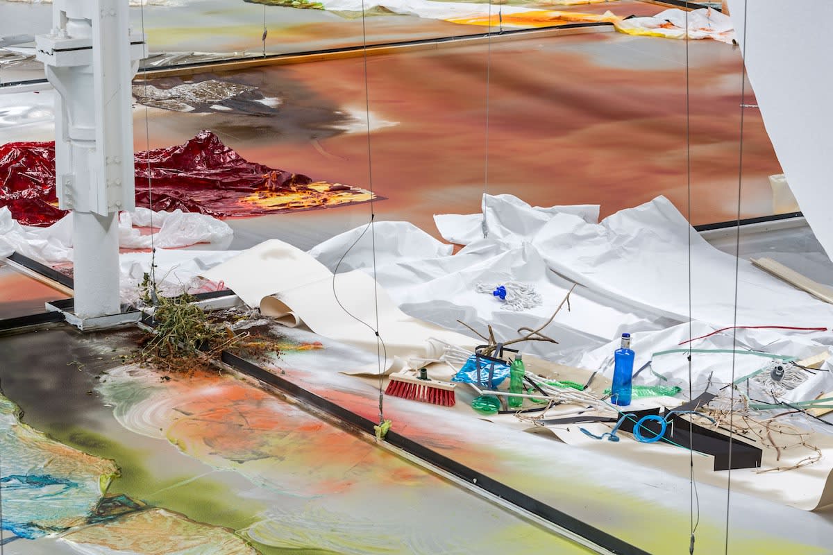 Samara Scott, Belt and Road (detail), 2018