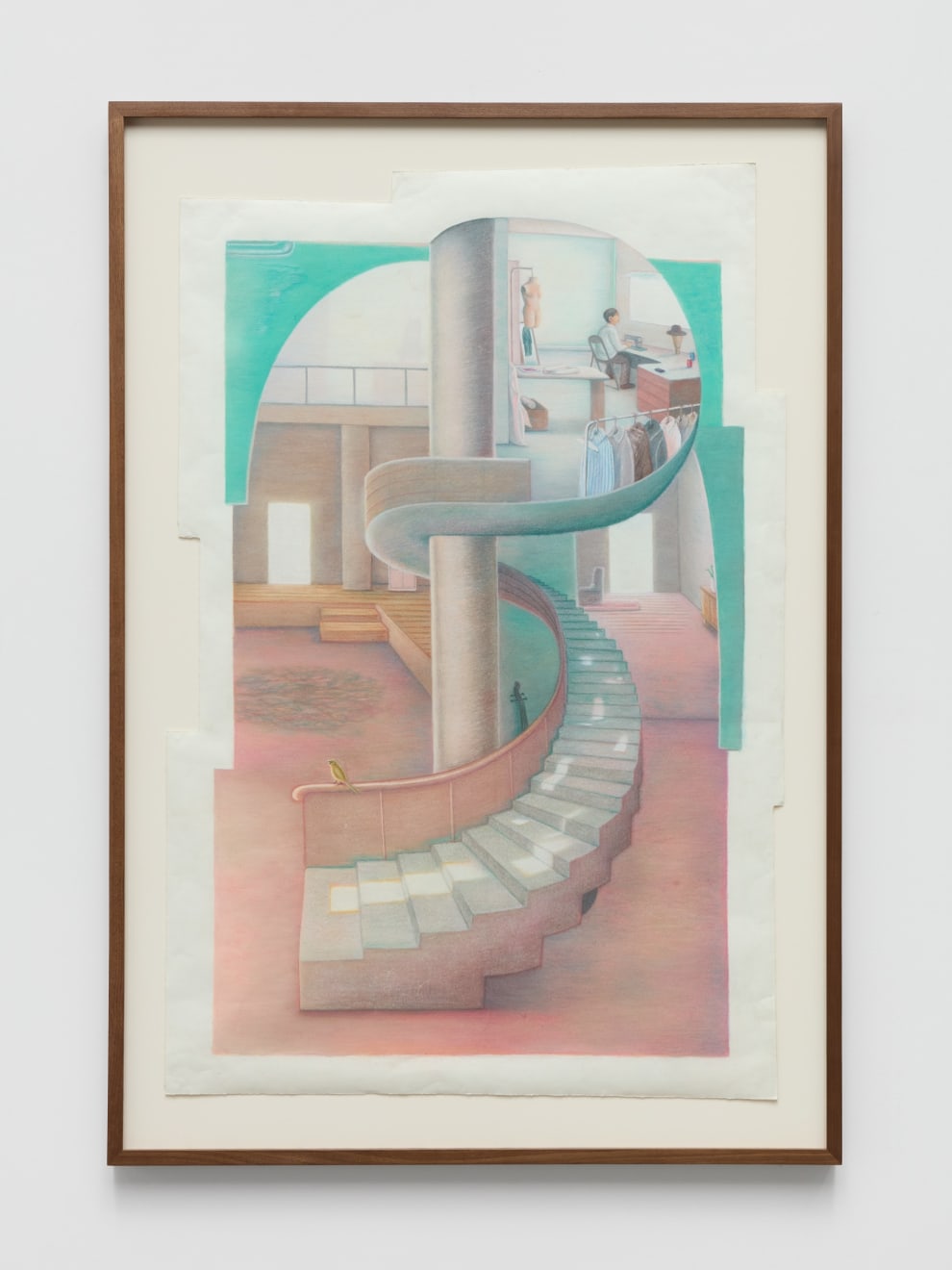 Zearo, Chirping for a Toile (ii), 2024