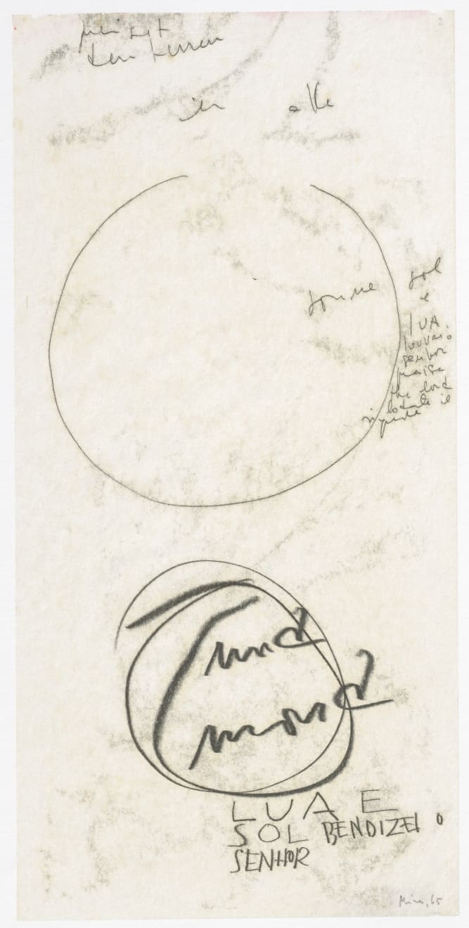 Mira Schendel, Untitled (from the series Religious writings/Escritas cheias religiosas), 1965