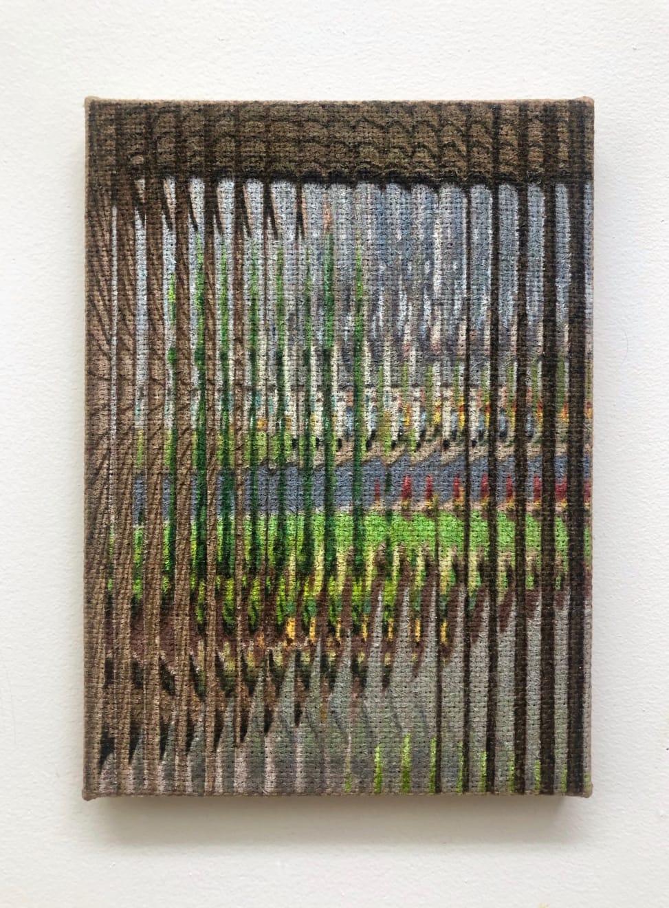 Jennifer J. Lee, Reeded Glass Window II, 2019