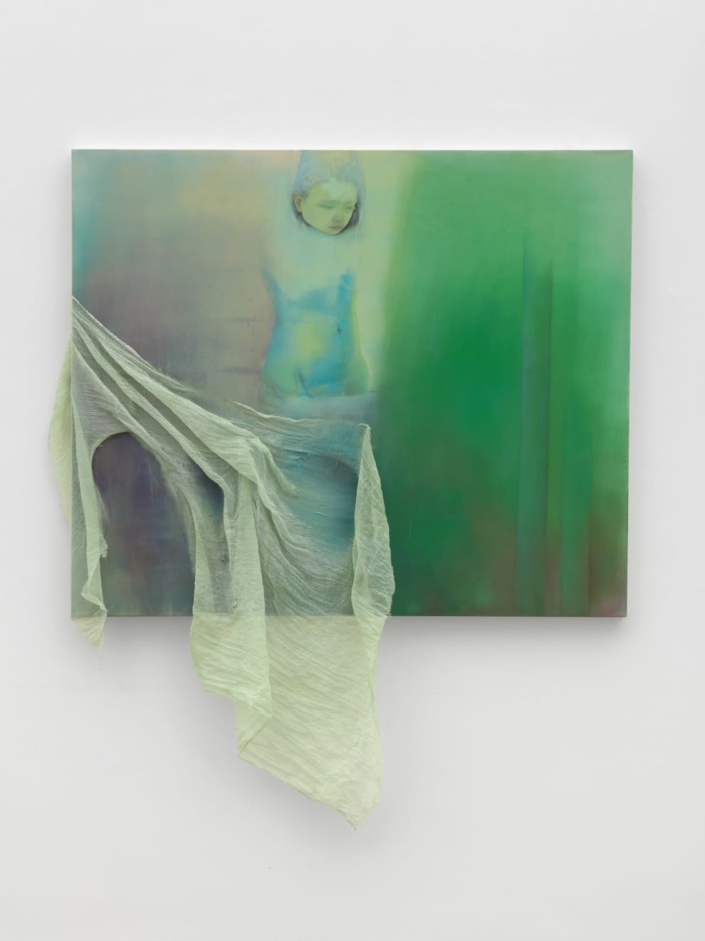 Junyi Lu, Green Fence, 2025