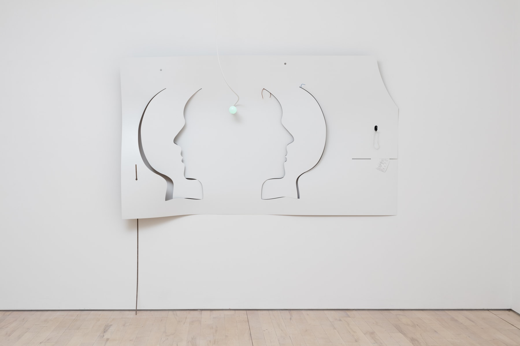 Beatriz Olabarrieta, It Goes Both Ways (tele-drawing 2), 2017