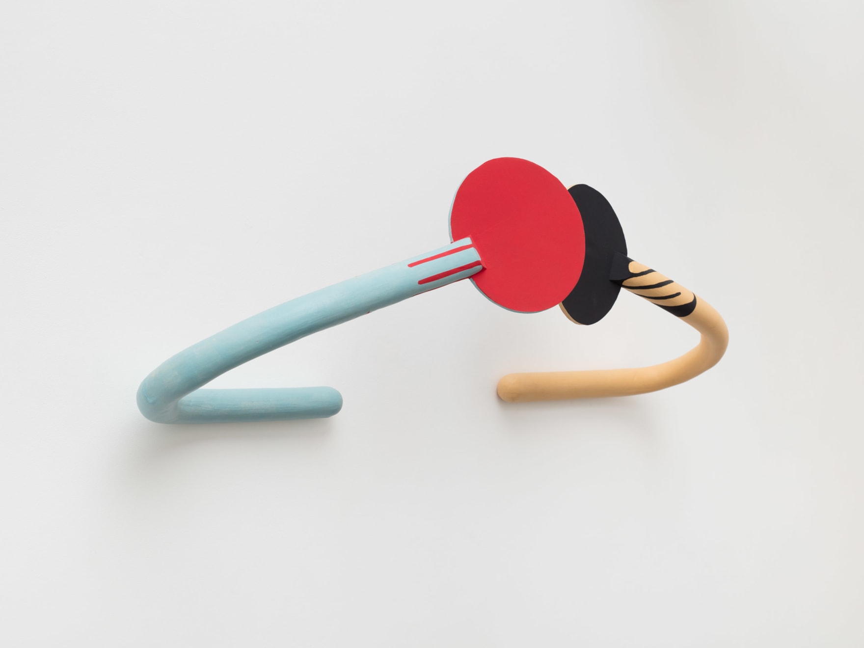 Emma Hart, Bats (turquoise/red - ochre/black), 2020