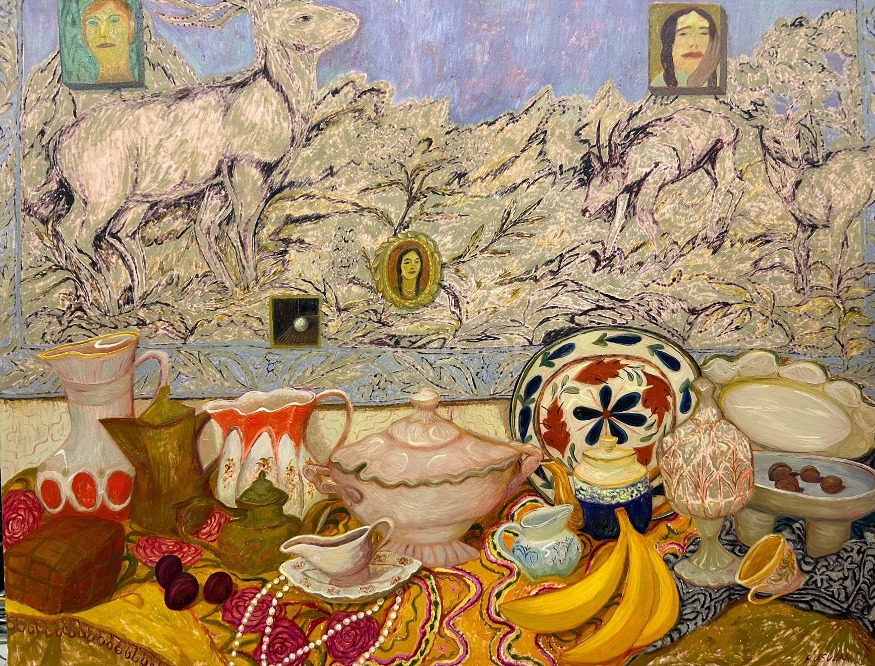 Rusudan Khizanishvili, Plums and Pearl, 2024