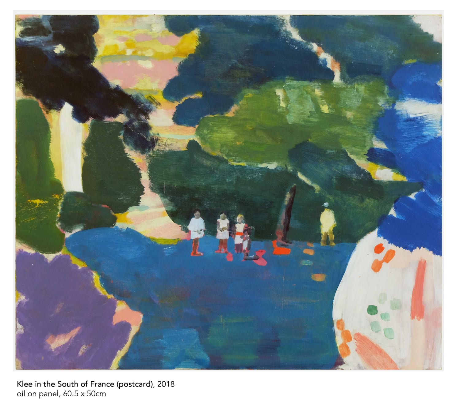 Tim Braden, klee (postcard), 2018