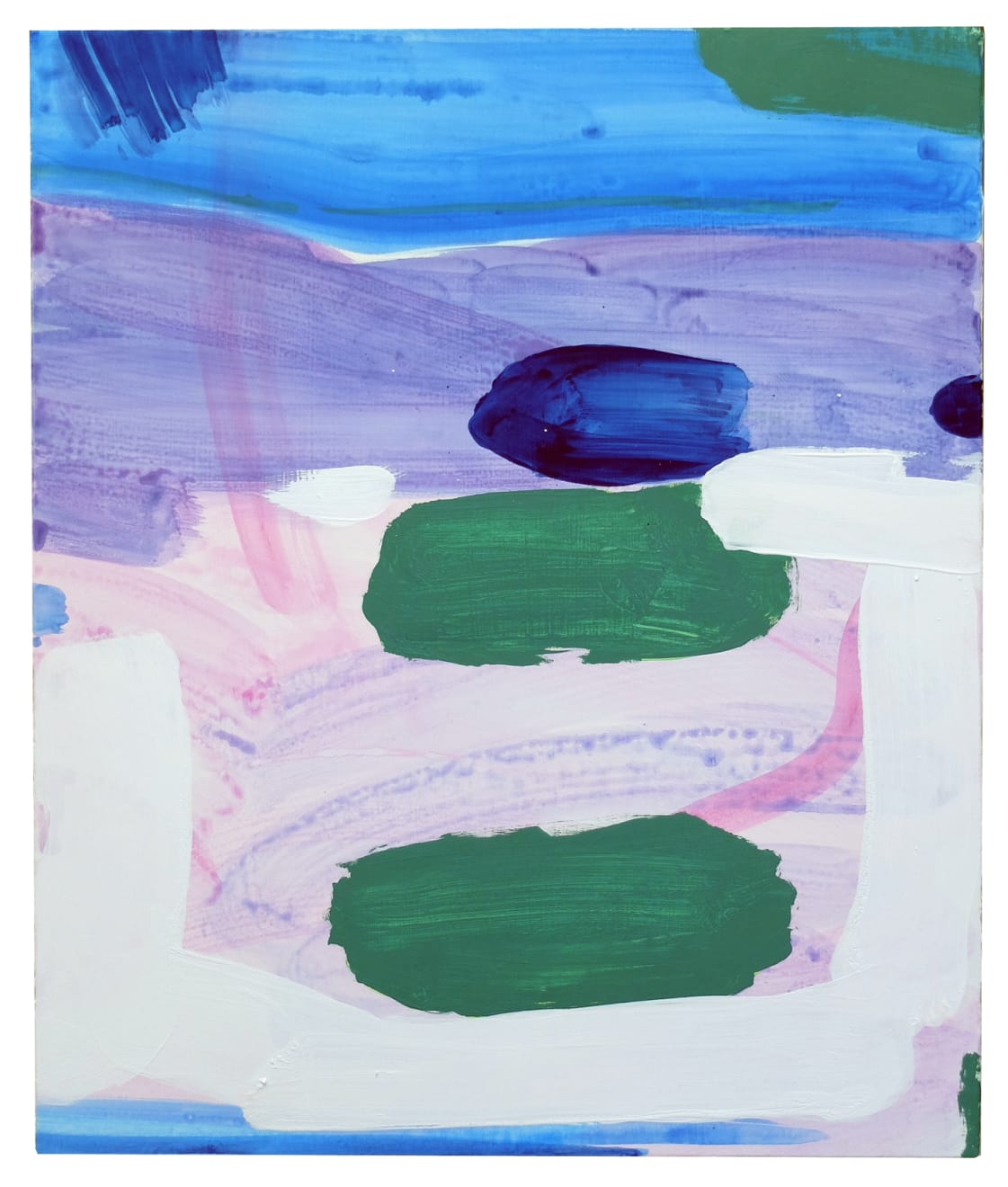 Tim Braden, Pink with green and ultramarine (Gennadi), 2019