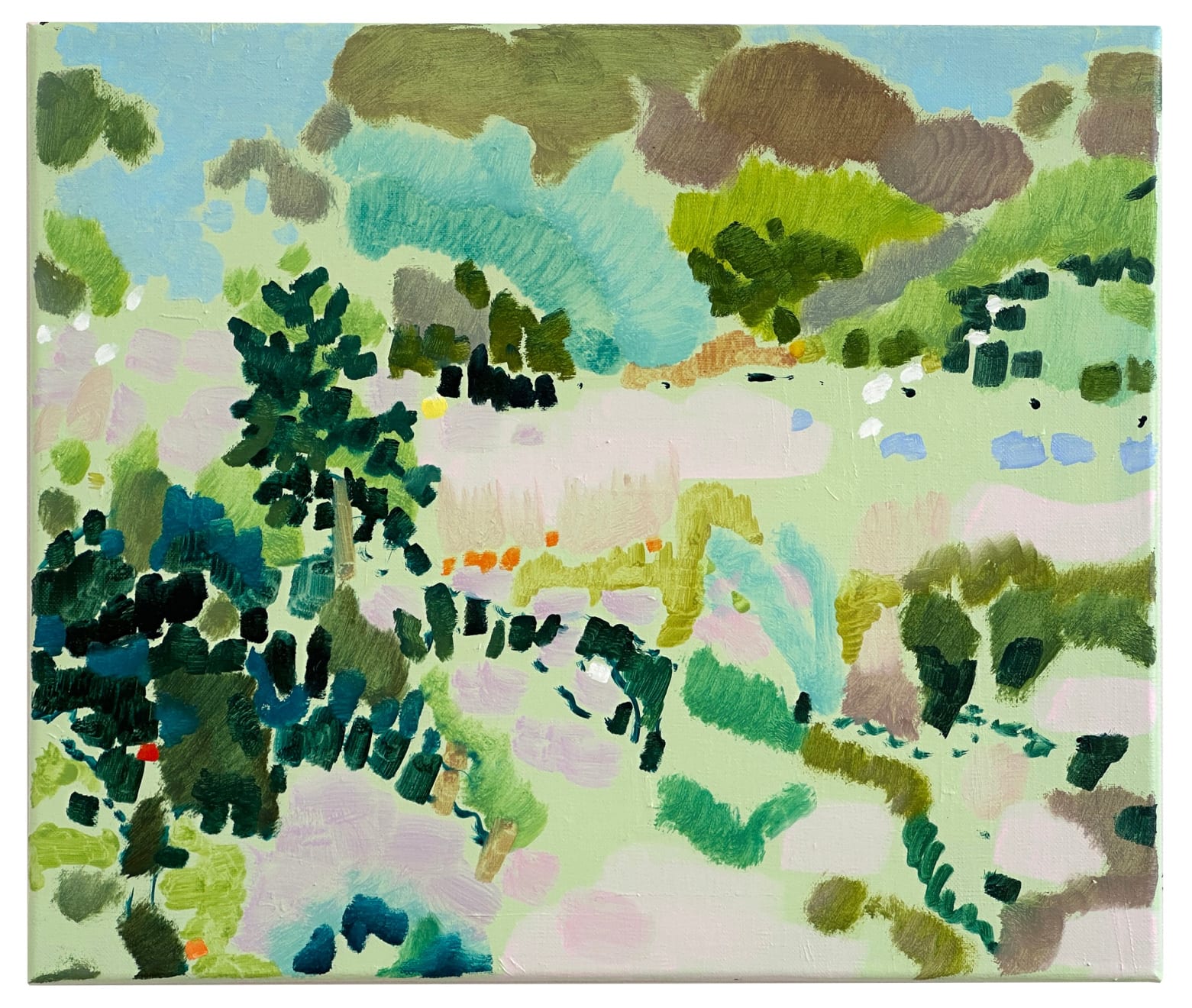 Tim Braden, Le Jardin Colorant (greens), 2023