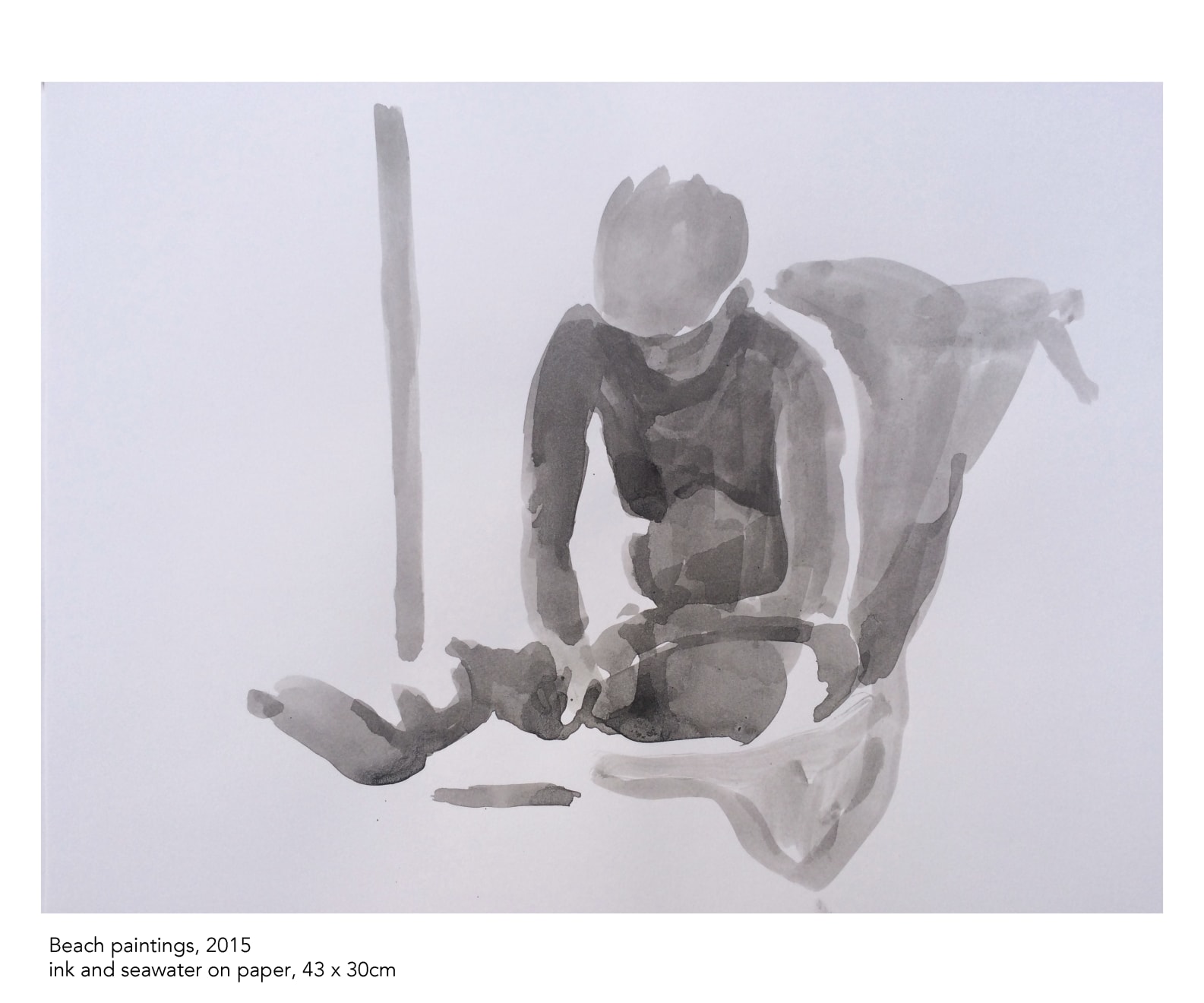 Tim Braden, beach paintings 8, 2015