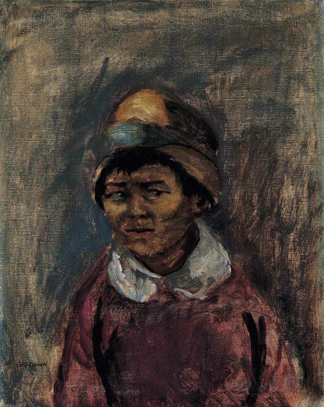陳蔭羆, 戴帽的女孩 Girl with a Hat, 1940s