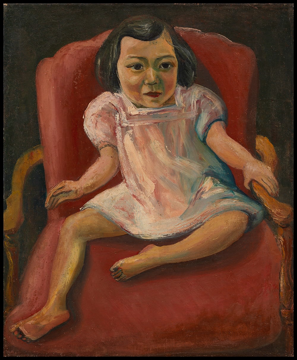 朱沅芷, 紅椅上的朱禮銀 , n.d.