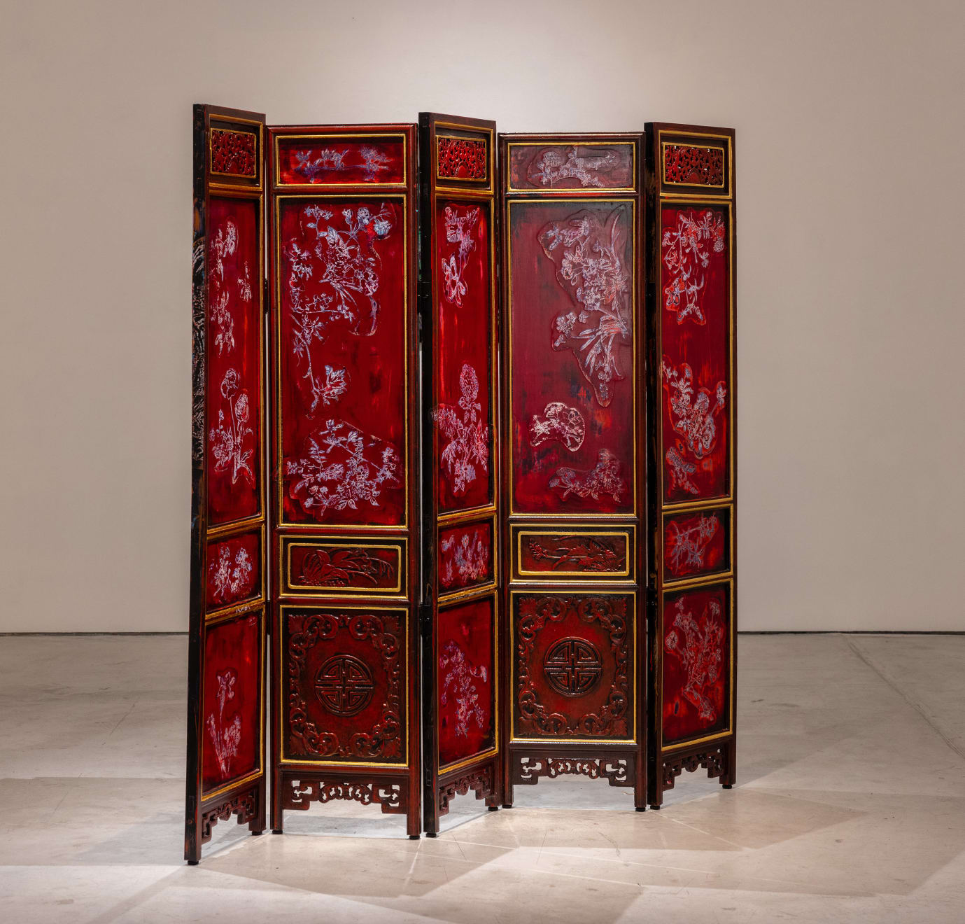 蘇孟鴻 Su Meng-Hung, 有抽象表現主義風格的屏風 Abstract Expressionist Screen, 2020