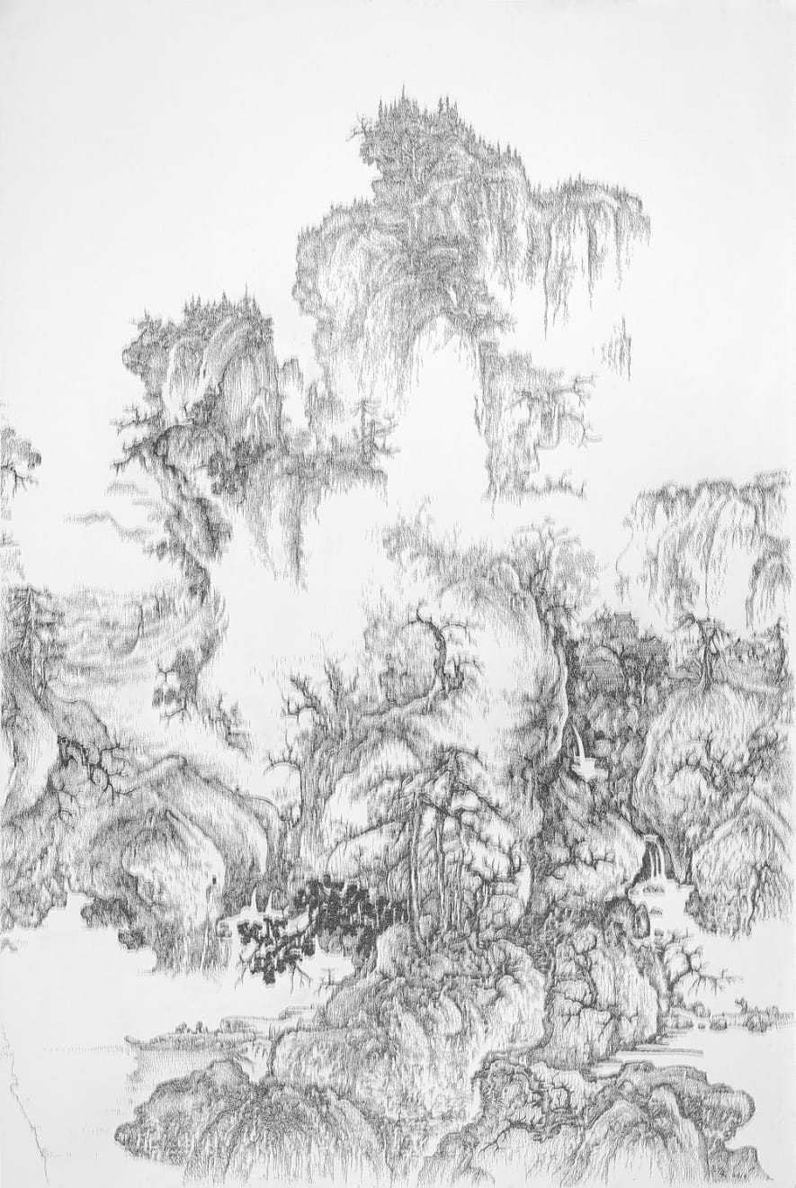 陳浚豪, 臨摹北宋郭熙早春圖, 2010