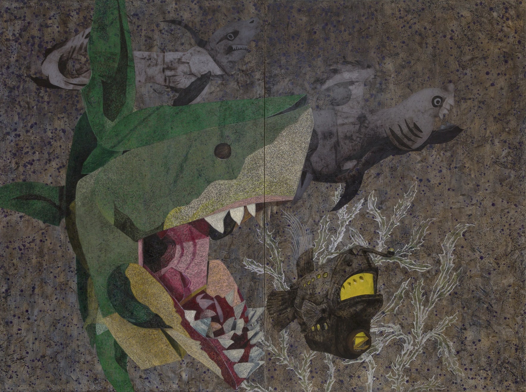 楊茂林, 黯黑的放浪者・長耆鮟鱇巴士 L1804 Wanderers of the Abyssal Darkness．The Hairy Anglerfish L1804, 2018