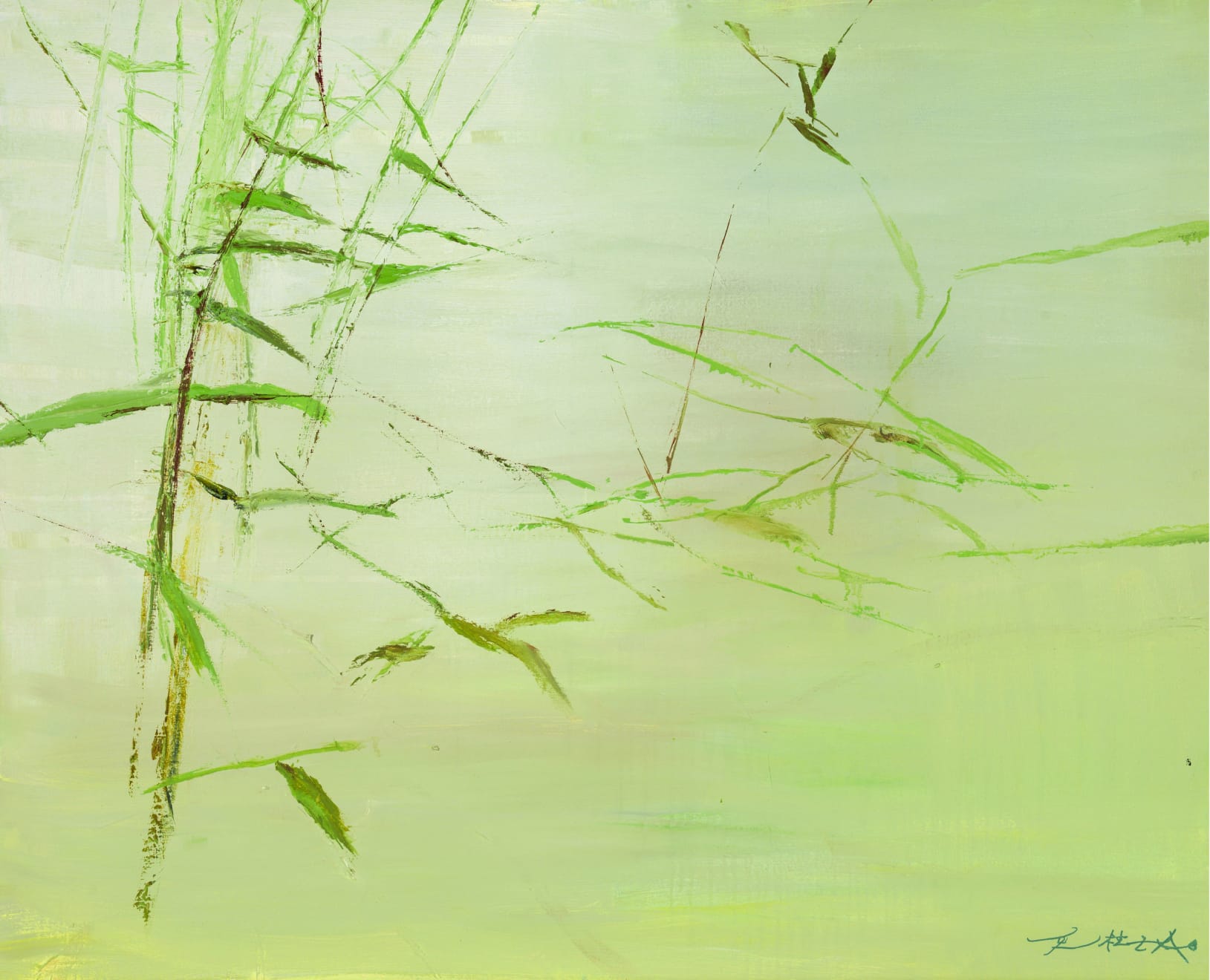 趙無極, 竹, 2008