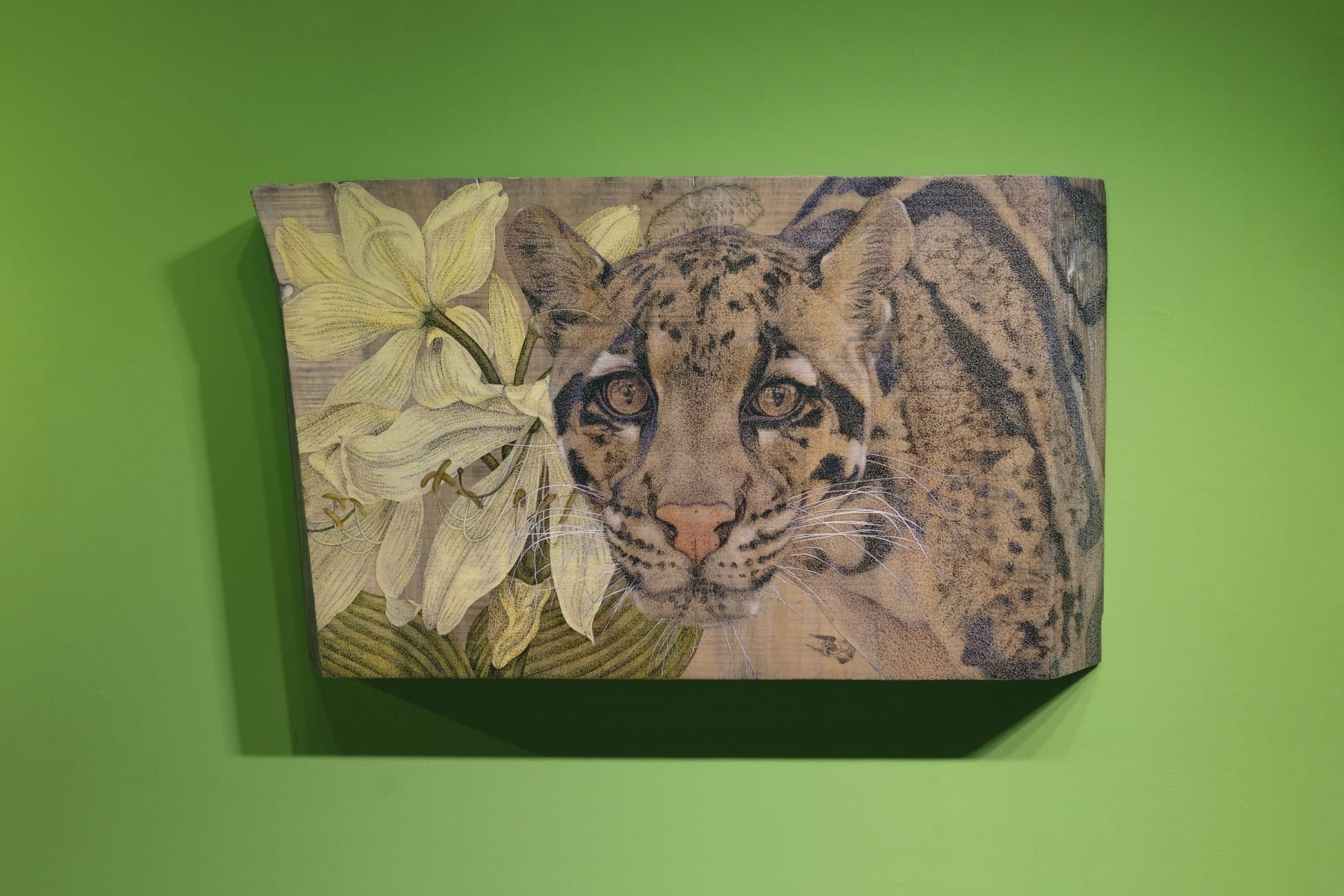 楊茂林, 花落春未盡．雲豹與百合M2105, 2021