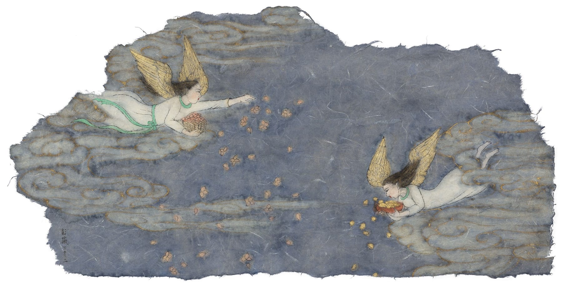 彭薇, 碎片-雲中天使 No. 1 Fragments - Angels in the Clouds No. 1, 2022