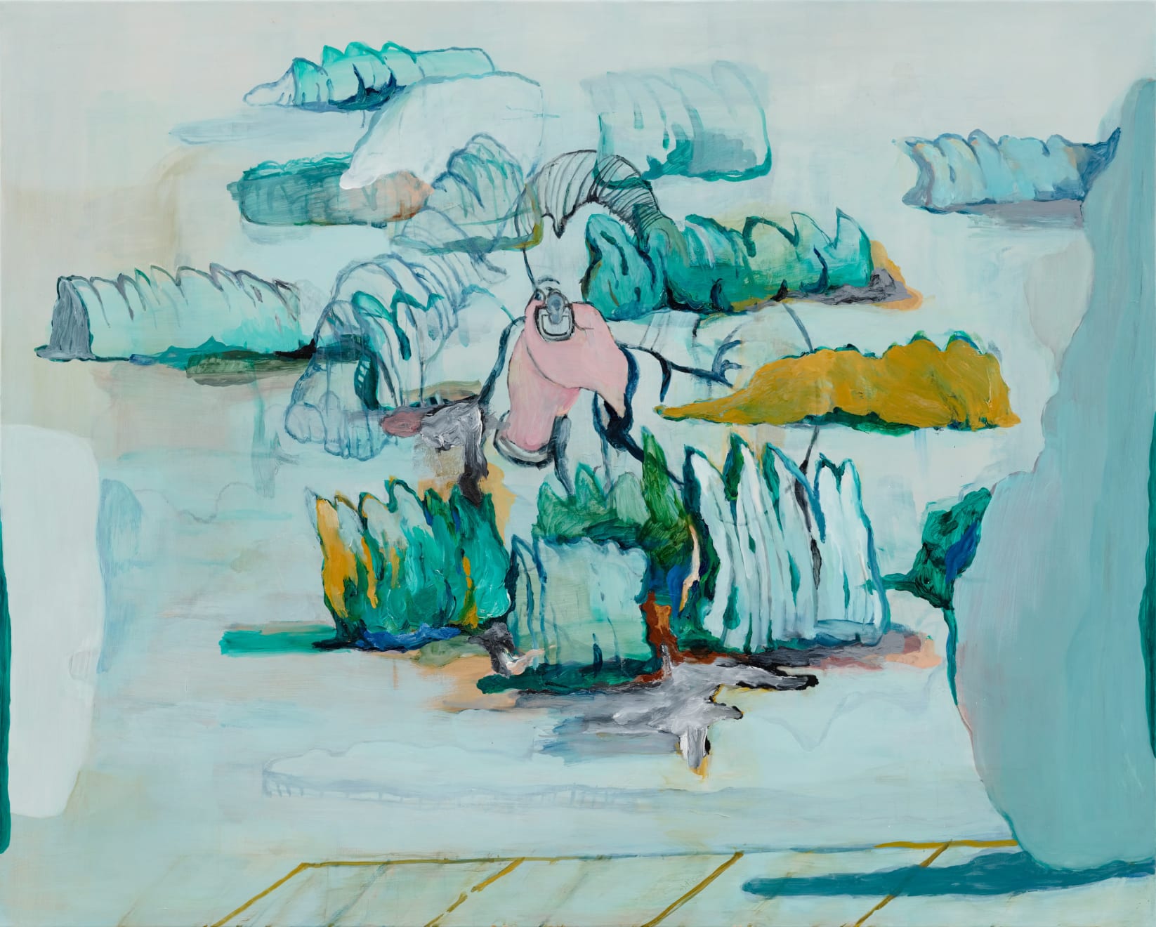 洪少瑛, 樹叢裡 Eyes in Bushes, 2018