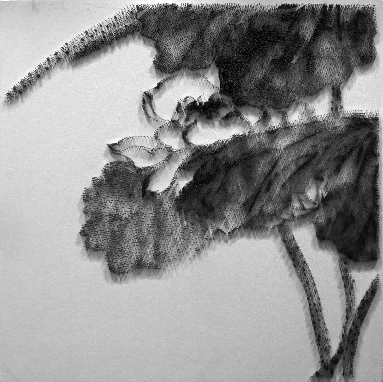 陳浚豪, 臨徐渭花卉圖之荷花 (二), 2021