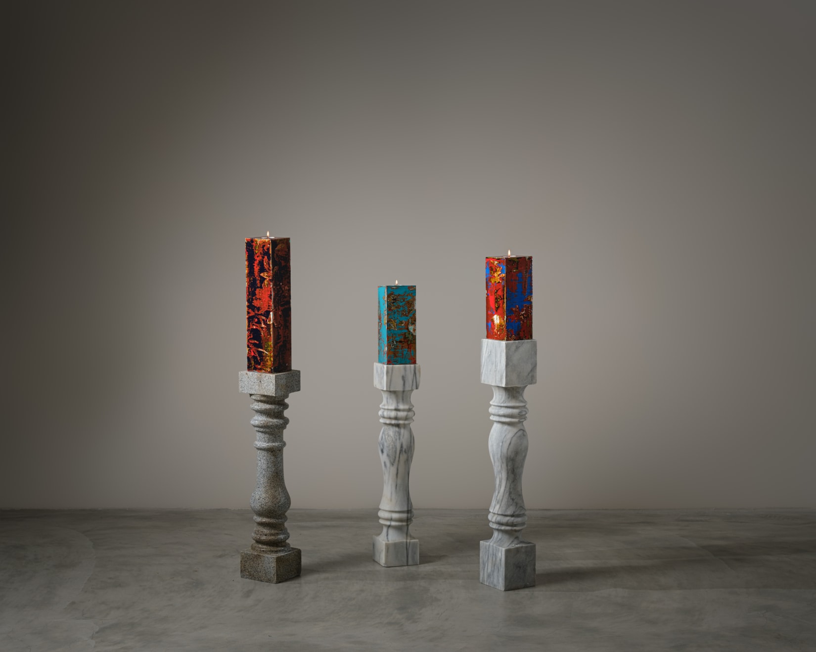 蘇孟鴻 Su Meng-Hung, 殘山剩水鬧金屏（組件） Desolate Landscape on the Golden Screens (section), 2025