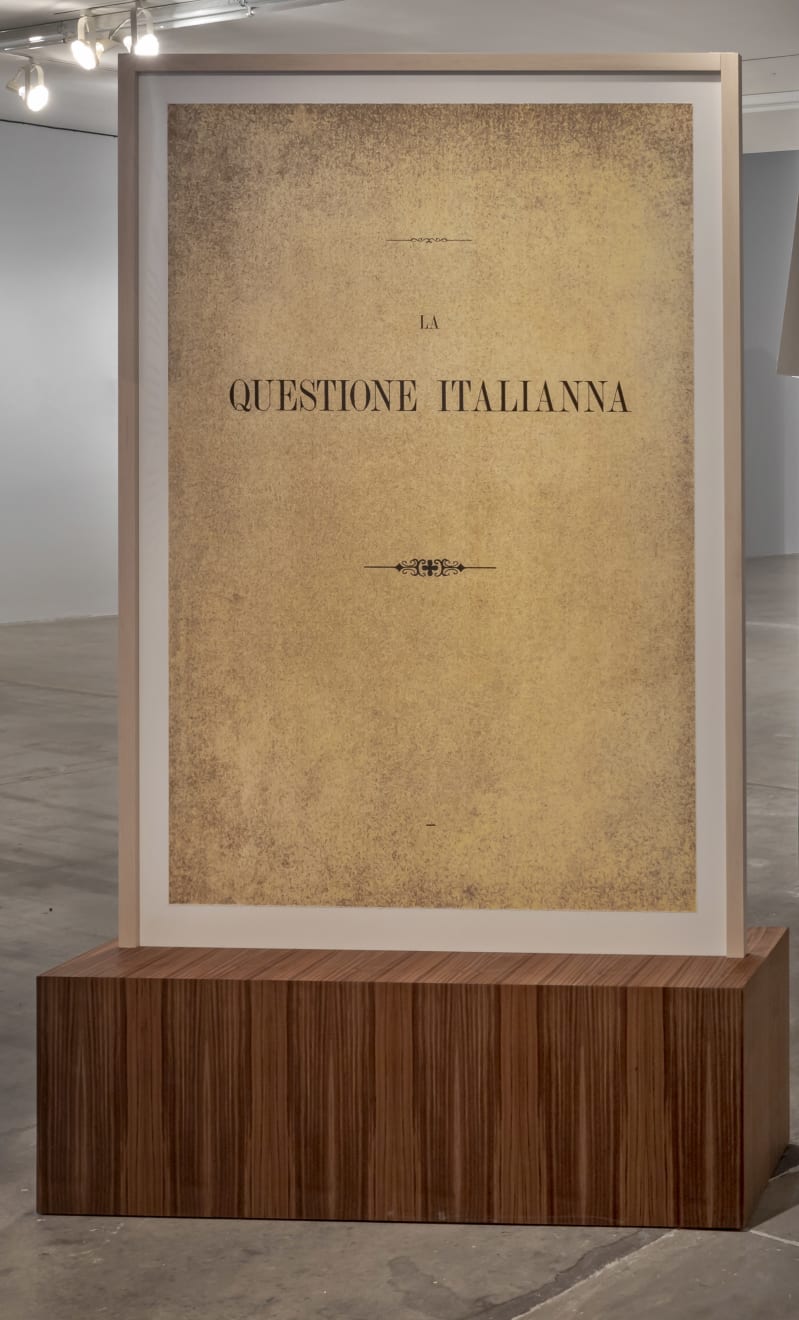 Dawit L. Petros, La questione Italianna / La questione Affricana, 2020