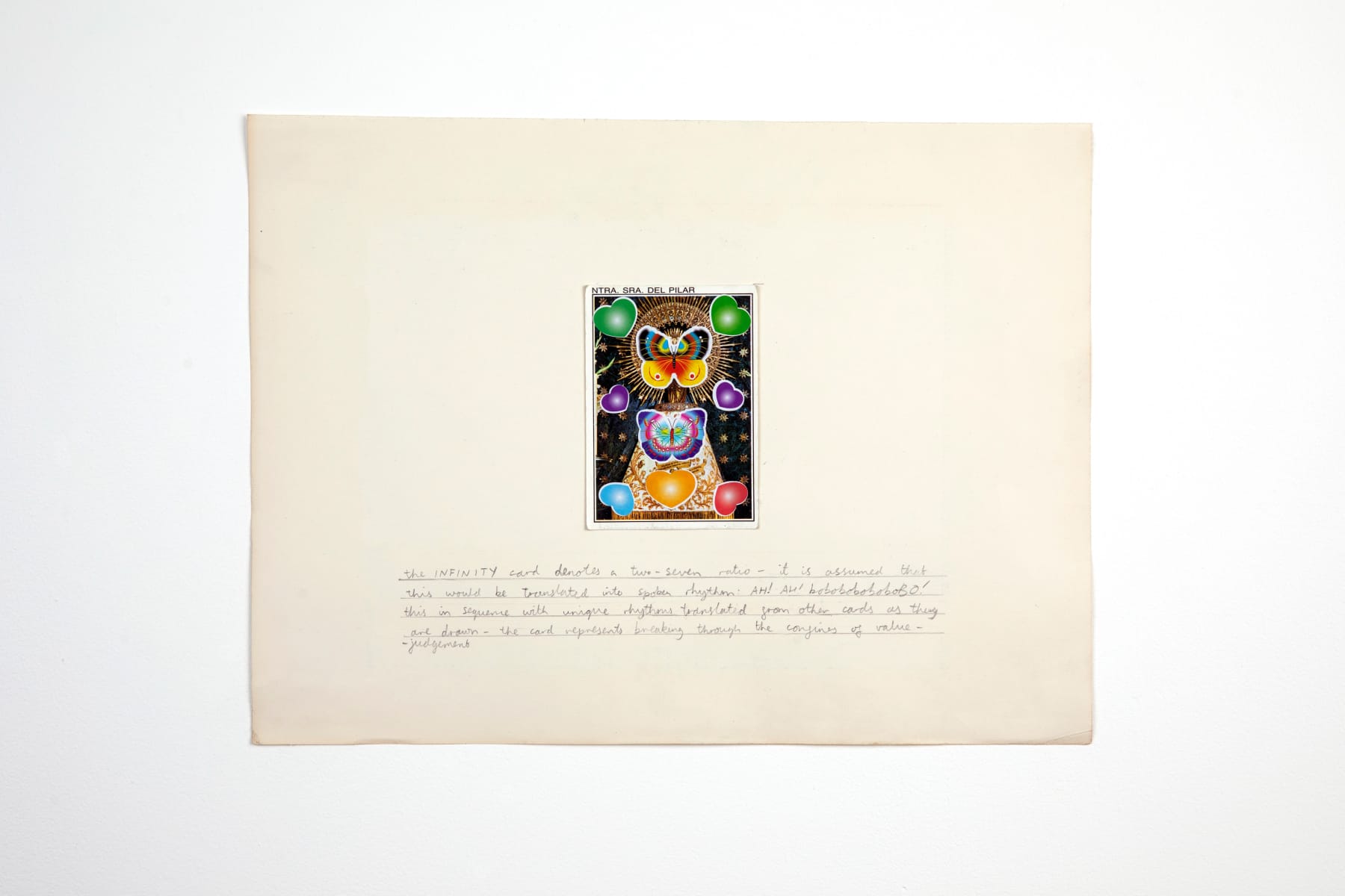 Leo Robinson, Untitled (Infinity card), 2022