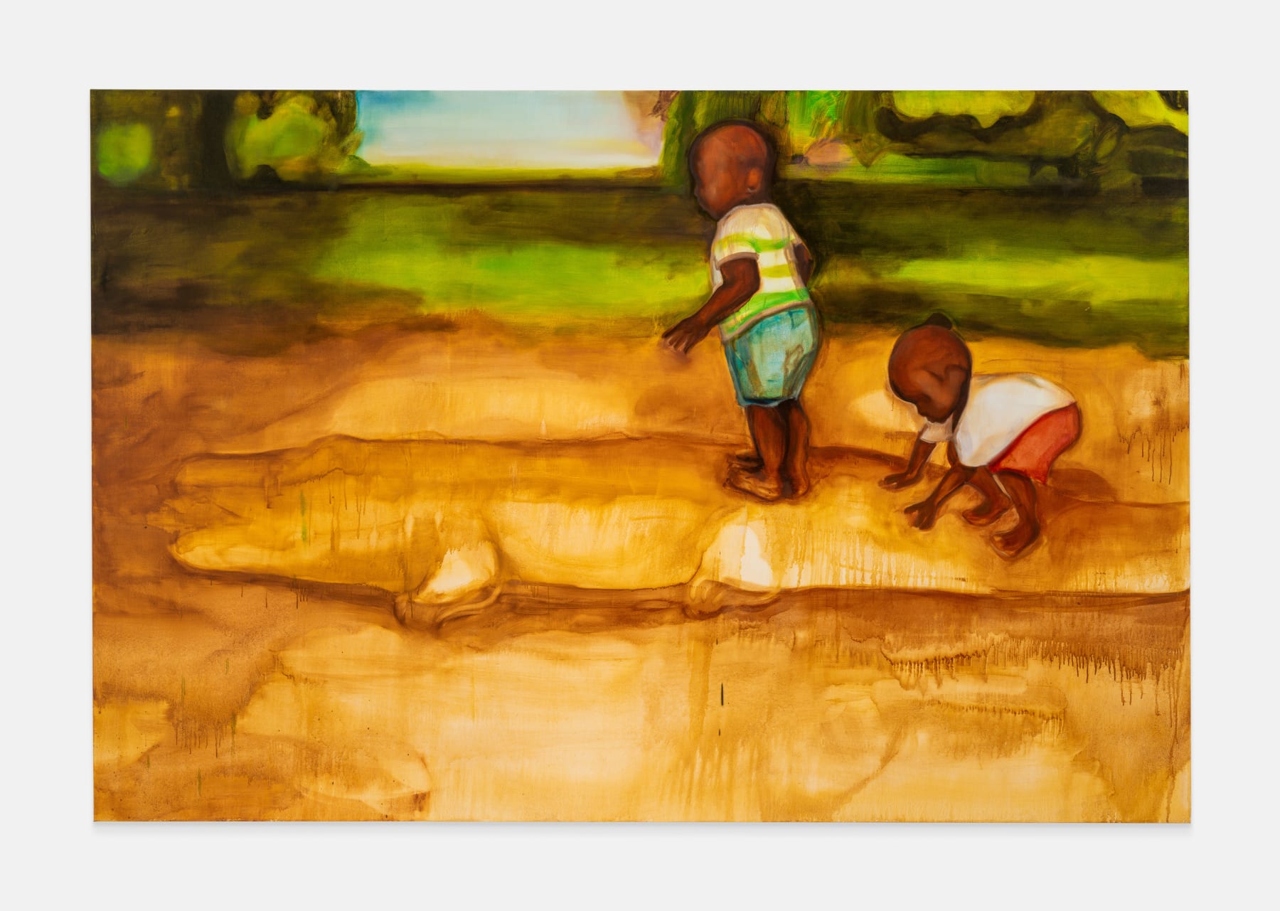 Sikelela Owen, Afternoon in Battersea Park (Eli & Kaiden), 2024