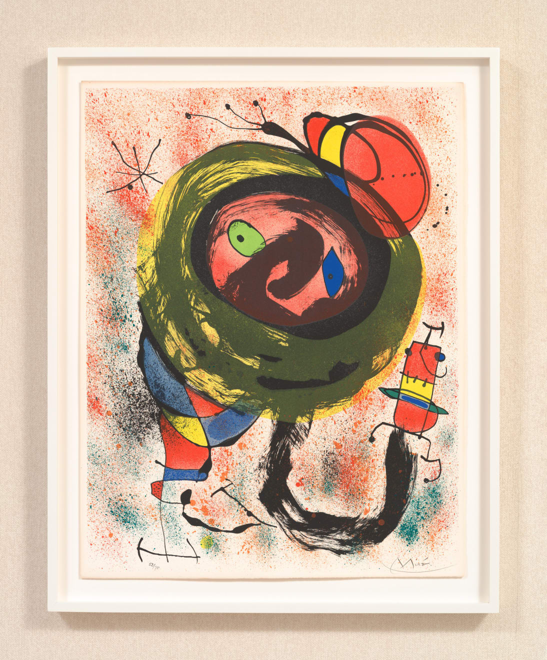 Joan Miro (1893-1983), The Seers (Les Voyants), Plate 5, 1970