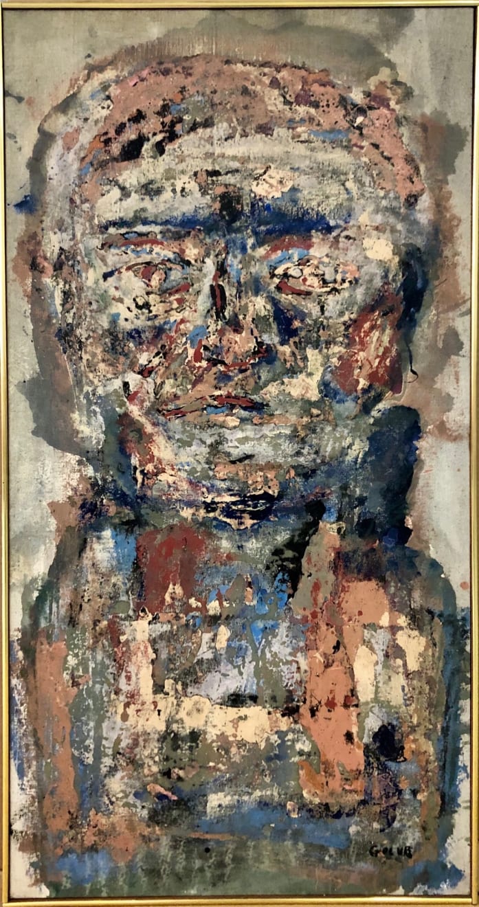 Leon Golub (American, 1922 – 2004), Head VIII, 1962