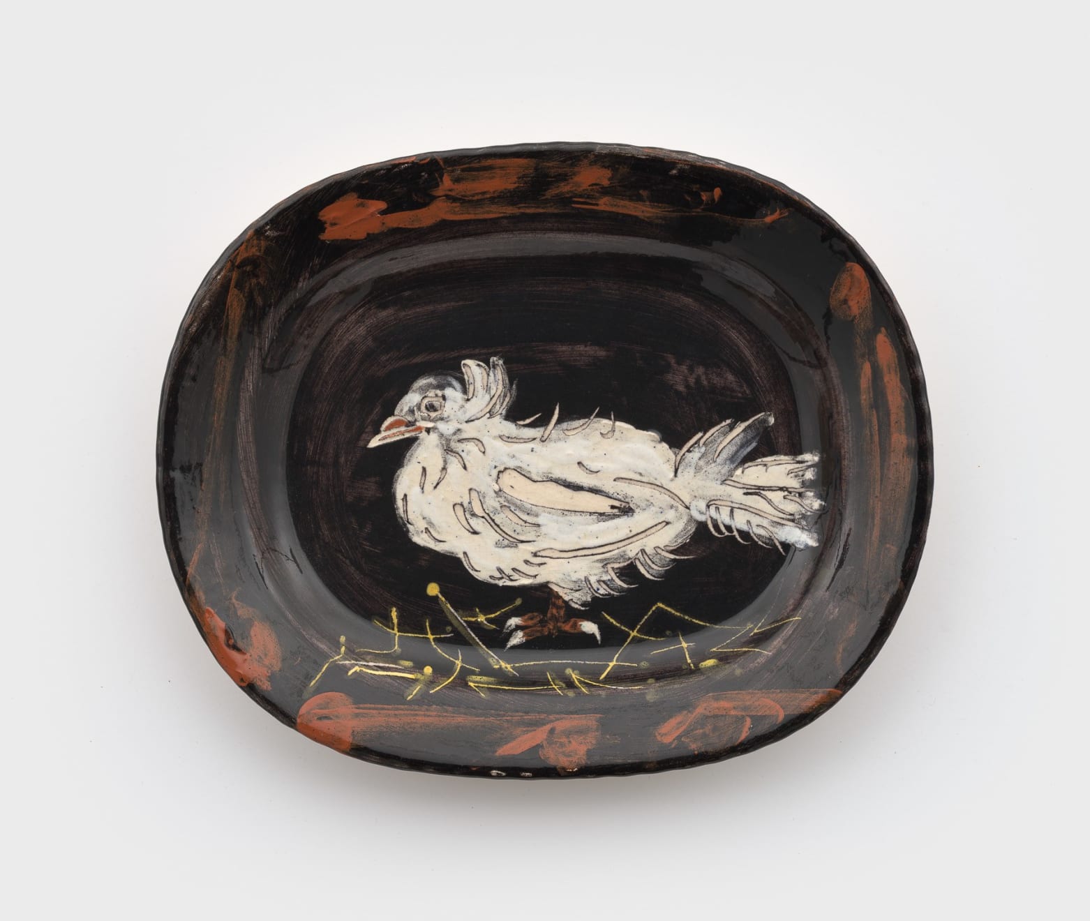 Pablo Picasso (1881-1973), Colombe sur lit de Paille (A.R. 79), 1949