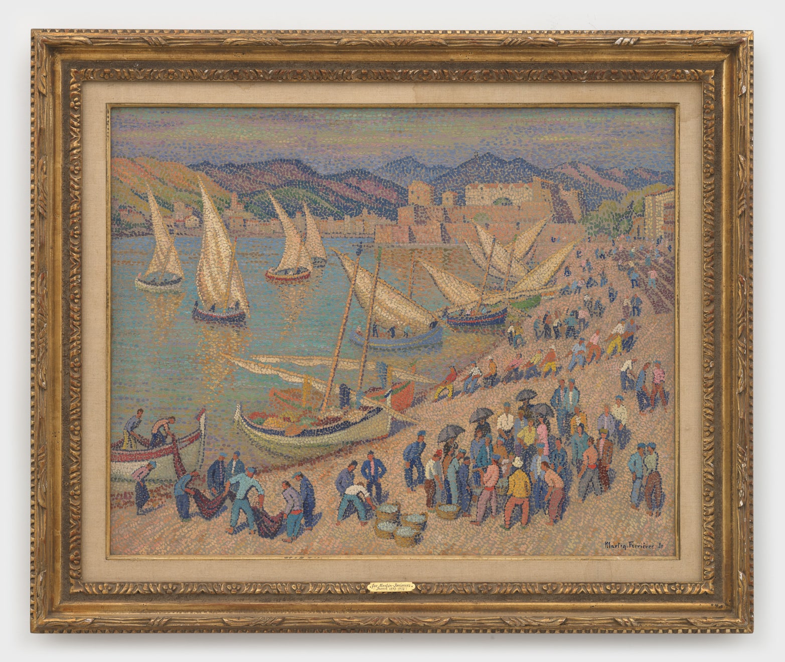 Jacques Martin-Ferrieres (1893-1972), Le Port de Collioures, 1920