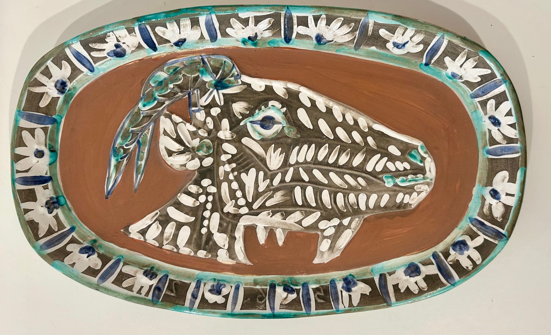 Pablo Picasso (1881-1973), Tete de Chevre de Profil (A.R. 146), 1952