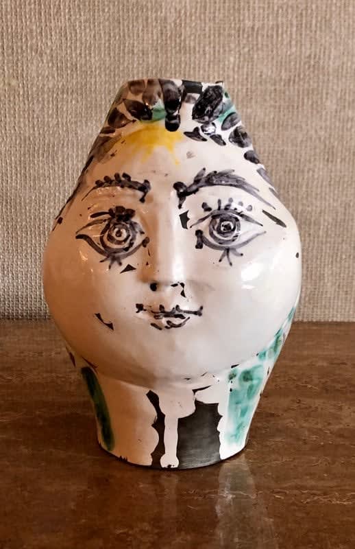 Pablo Picasso (1881-1973), Tete de Femme Couronnee de Fleurs (A.R. 237), March 20, 1954