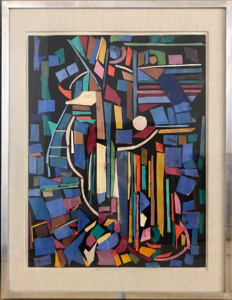 Andre Lanskoy (1902-1976), Untitled (Stain Glass Window Series), c. 1970's