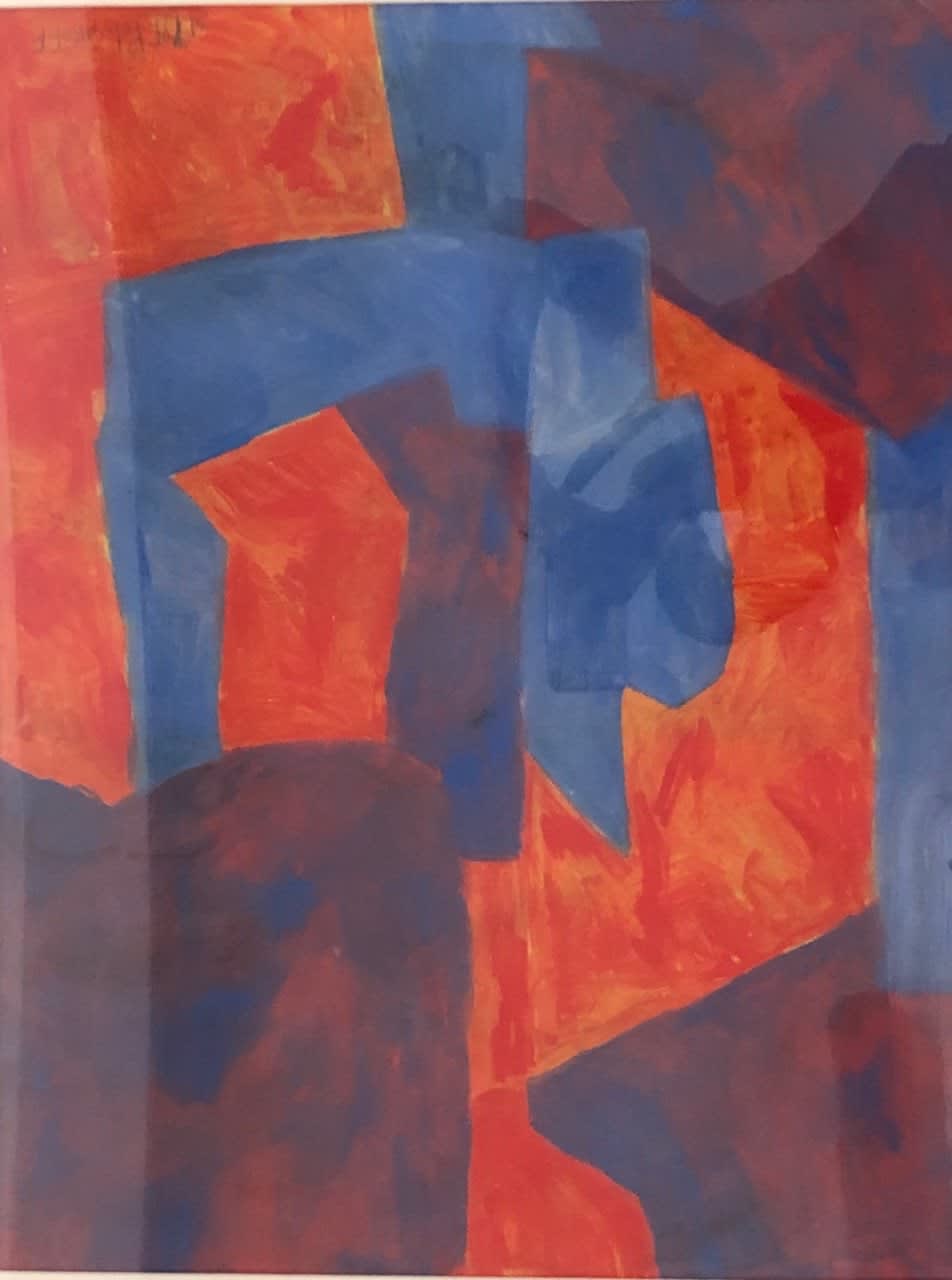 Serge Poliakoff (Russian-French, 1900-1969, Composition abstraite, 1959