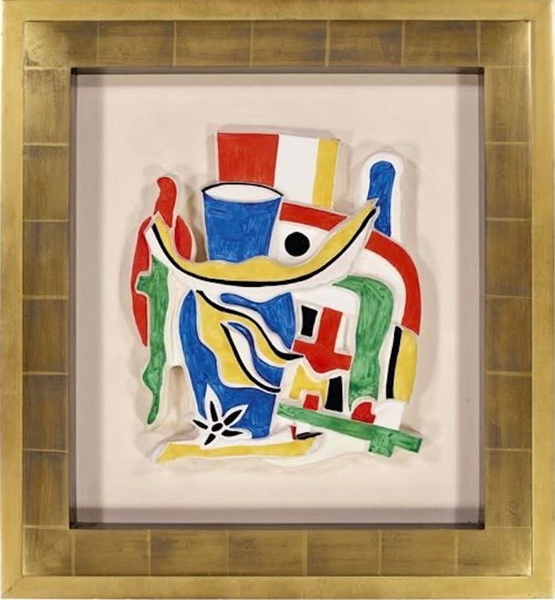 Fernand Henri Léger, Composition au vase bleu, 1951