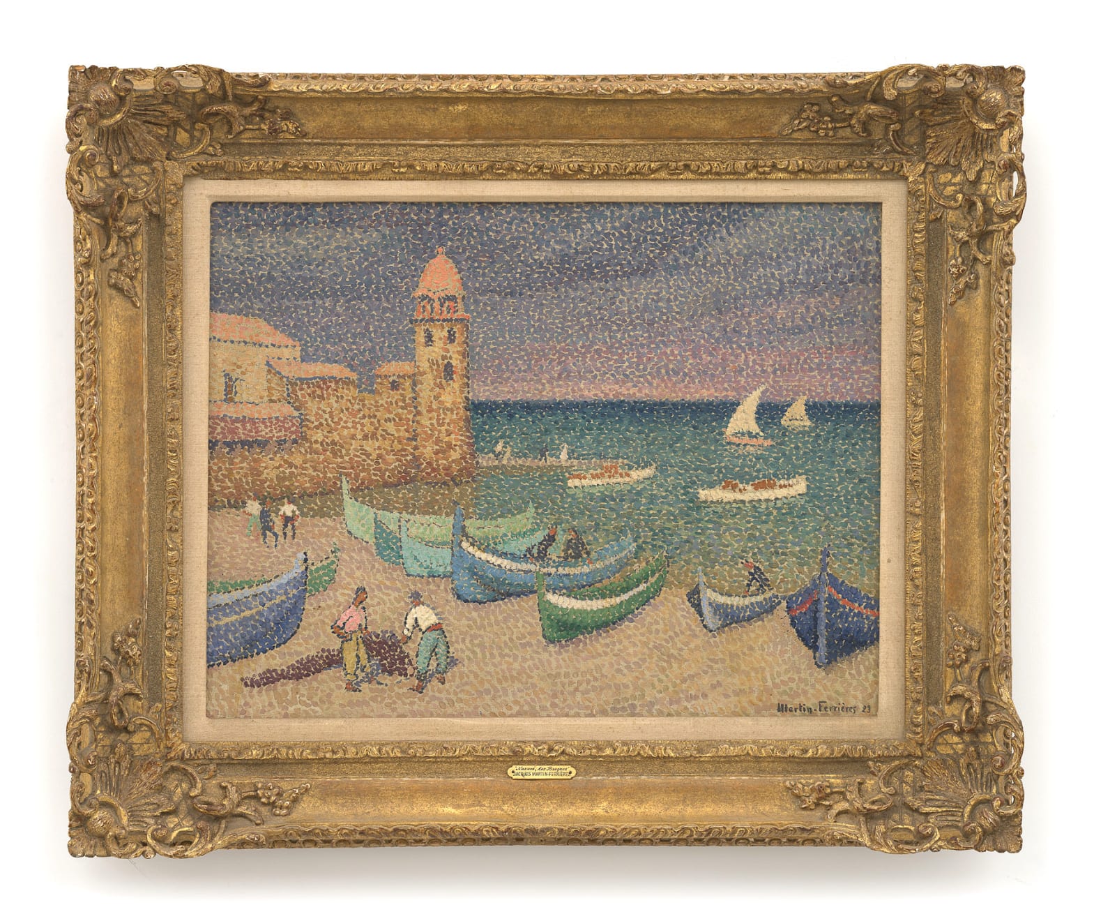 Jacques Martin-Ferrieres ( 1893-1972), Le Port de Collioures