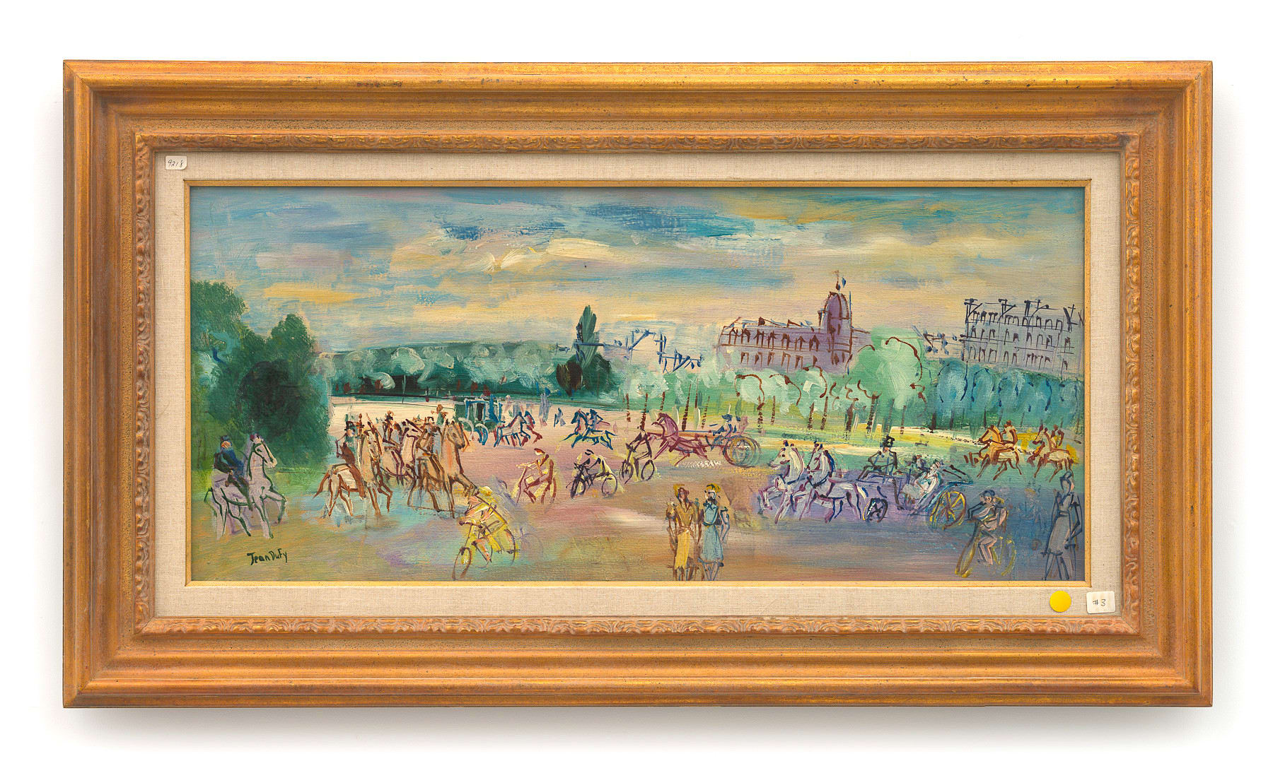 Jean Dufy, Cavaliers et Caleches vers le Bois