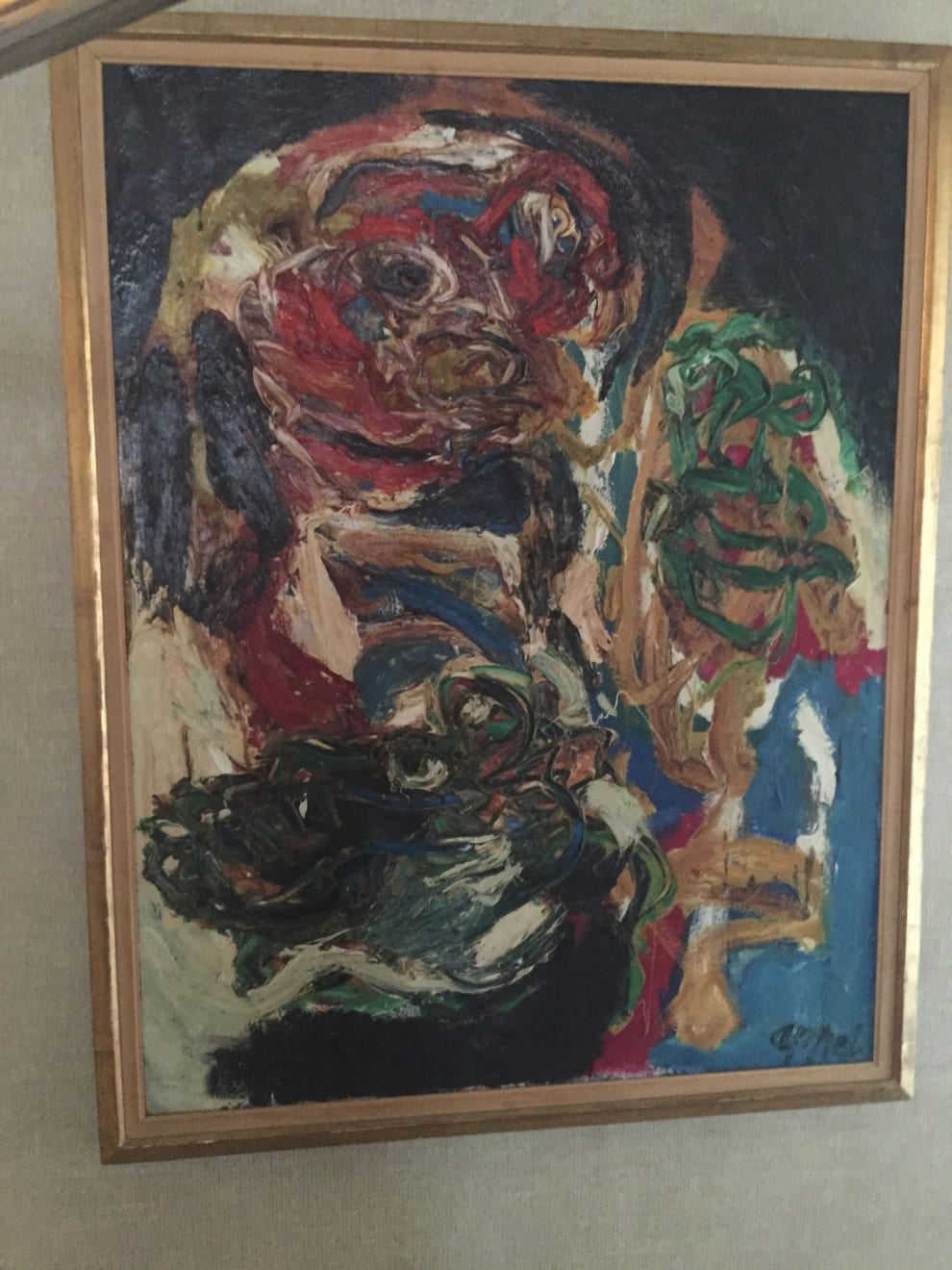 Karel Appel, TROIS TETE, 1955