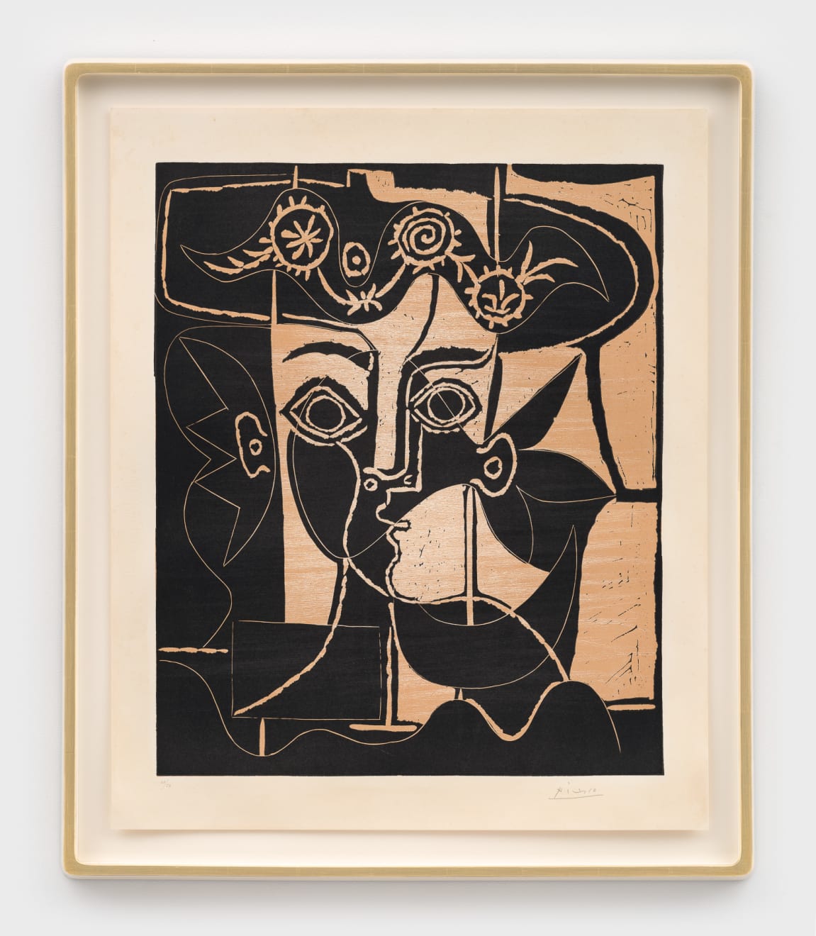 Pablo Picasso (1881-1973), Grande Tête de Femme au Chapeau orné (B. 1077; Ba. 1317) , 1962
