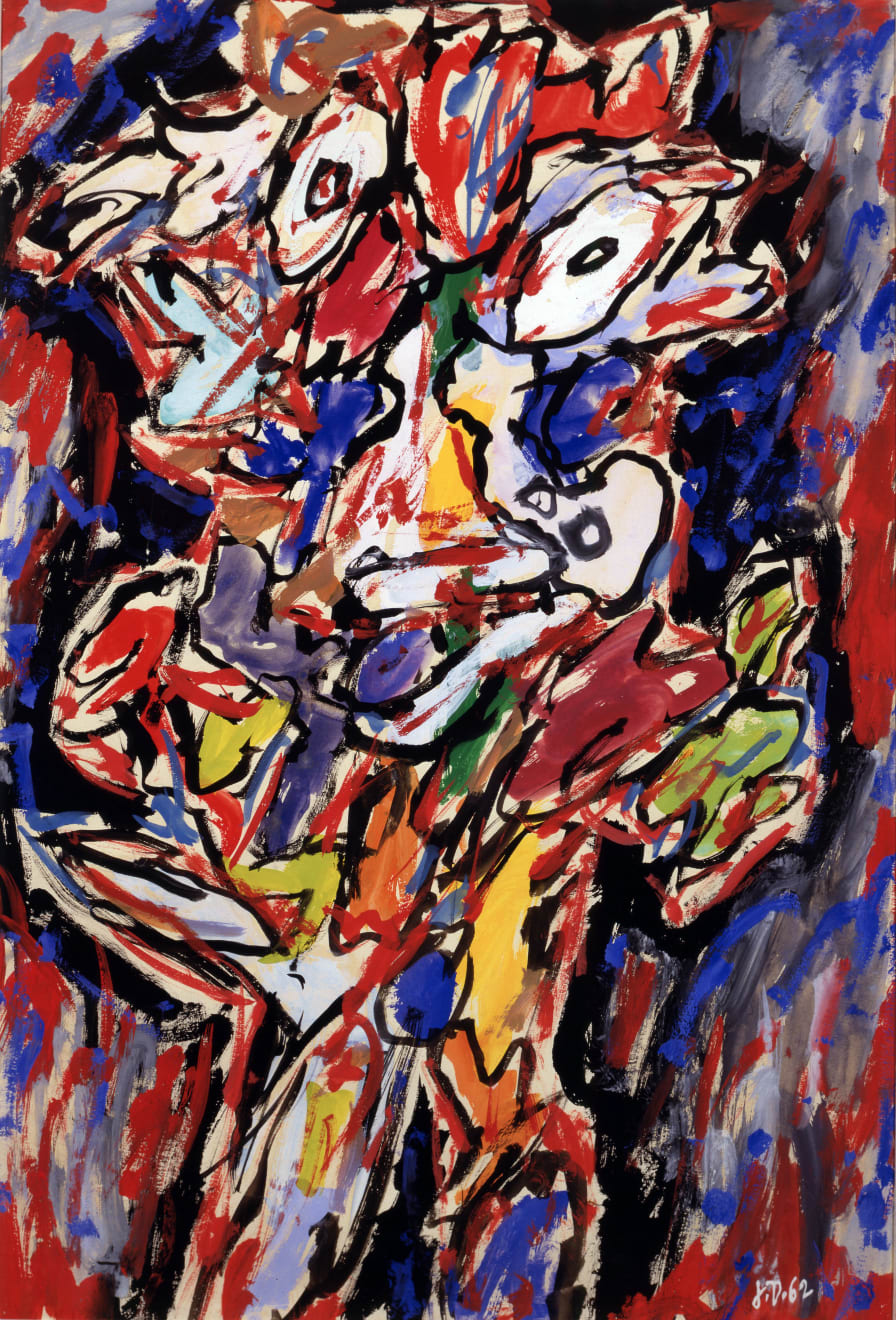 Jean Dubuffet, Personnages des Legendes Paris Cirque, 1962