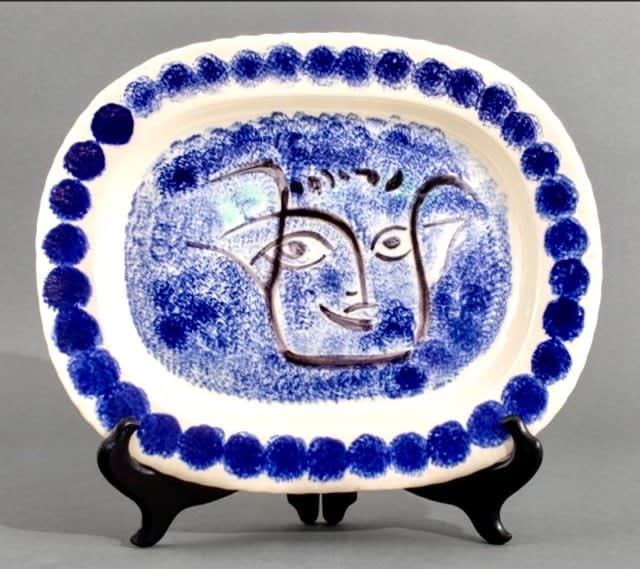 Pablo Picasso, Visage Noir Putoise (A.R. 49), 1948