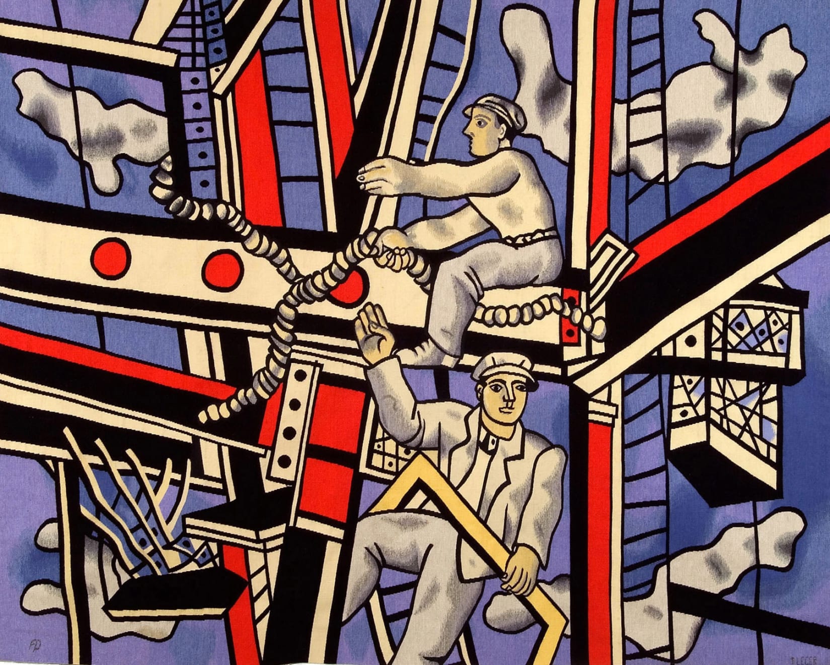 Fernand Henri Léger (1881 – 1955), Les Anciens Constructeurs, 1953