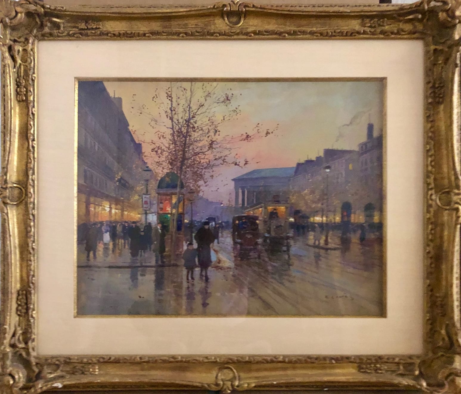 Edouard Cortes, Place de la Madelaine, 1920