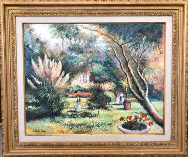 H. Claude Pissarro (French, b. 1935), Le Jardin Normandie, 1960s